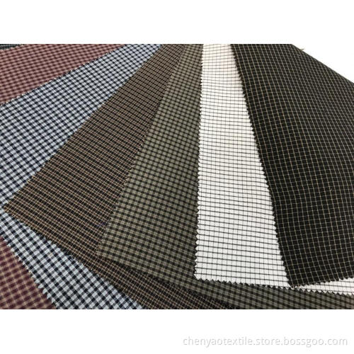 T/C Oxford Woven Yarn-dyed Plaid Fabric
